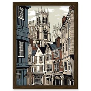 Artery8 - Shambles Street Cityscape - A4 - Wall Art Artery8 - Shambles Street Cityscape - A4 - Wall Art