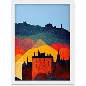 Wee Blue Coo Edinburgh in Autumn Scotland Scottish Modern Folk Art Multi Coloured Cityscape Artwork Framed Wall Art Print A4 Wee Blue Coo Edinburgh in Autumn Scotland Scottish Modern Folk Art Multi Coloured Cityscape Artwork Framed Wall Art Print A4