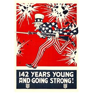 Wee Blue Coo Vintage Ad War WWI USA Uncle Sam Fighting Combat Explosion Wall Art Print Wee Blue Coo Vintage Ad War WWI USA Uncle Sam Fighting Combat Explosion Wall Art Print