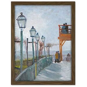 Fine Art Prints Van Gogh Terrace Observation Deck Moulin Blute-Fin Painting Large Framed Art Print Poster Wall Decor 18x24 in Fine Art Prints Van Gogh Terrace Observation Deck Moulin Blute-Fin Painting Large Framed Art Print Poster Wall Decor 18x24 in