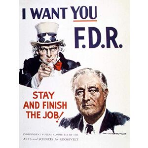 Wee Blue Coo Political Uncle Sam Roosevelt President Art Print Poster Wall Decor 12X16 Inch Wee Blue Coo Political Uncle Sam Roosevelt President Art Print Poster Wall Decor 12X16 Inch