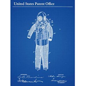 Artery8 Hemenger Diving Armor Suit 1893 Patent Plan Premium Wall Art Canvas Print 18X24 Inch Artery8 Hemenger Diving Armor Suit 1893 Patent Plan Premium Wall Art Canvas Print 18X24 Inch