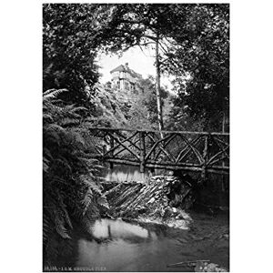 Wee Blue Coo Vintage Photo Isle Man Groudle Glen Hotel Wall Art Print Wee Blue Coo Vintage Photo Isle Man Groudle Glen Hotel Wall Art Print