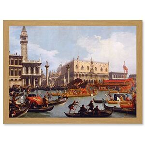 Artery8 Canaletto Bucentaurs Return Venice Italy Painting Artwork Framed Wall Art Print A4 Artery8 Canaletto Bucentaurs Return Venice Italy Painting Artwork Framed Wall Art Print A4
