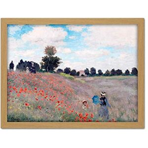 Fine Art Prints Claude Monet Poppy Field Stroll Large Framed Art Print Poster Wall Decor 18x24 Fine Art Prints Claude Monet Poppy Field Stroll Large Framed Art Print Poster Wall Decor 18x24