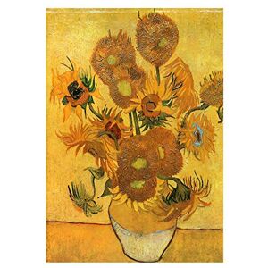 Wee Blue Coo Painting Van Gogh Still Life Vase Fifteen Sunflowers Wall Art Print Wee Blue Coo Painting Van Gogh Still Life Vase Fifteen Sunflowers Wall Art Print