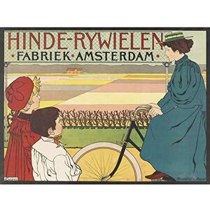 Artery8 Van Caspel Hinde-Rijwielen Bike Cycle Bicycle Advert Large Wall Art Poster Print Thick Paper 18X24 Inch Artery8 Van Caspel Hinde-Rijwielen Bike Cycle Bicycle Advert Large Wall Art Poster Print Thick Paper 18X24 Inch