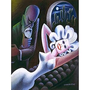 Wee Blue Coo PAINTING SURREAL HARLOW FREUD COVARRUBIAS ART POSTER PRINT 18x24 INCH LV2906 Wee Blue Coo PAINTING SURREAL HARLOW FREUD COVARRUBIAS ART POSTER PRINT 18x24 INCH LV2906