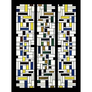 Wee Blue Coo Van Doesburg Stained Glass Composition IV Large Wall Art Poster Print Thick Paper 18X24 Inch Wee Blue Coo Van Doesburg Stained Glass Composition IV Large Wall Art Poster Print Thick Paper 18X24 Inch