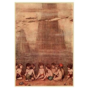 Wee Blue Coo Painting Book Kingsley Water Babies Robinson Group Wall Art Print Wee Blue Coo Painting Book Kingsley Water Babies Robinson Group Wall Art Print