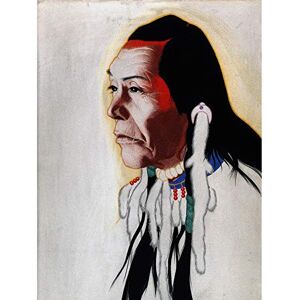 Fine Art Prints Kihn Mad Plume Indianer Schaman Portrait Gemälde Kunstdruck Leinwand Premium Wanddekoration Poster Wandbild Fine Art Prints Kihn Mad Plume Indianer Schaman Portrait Gemälde Kunstdruck Leinwand Premium Wanddekoration Poster Wandbild