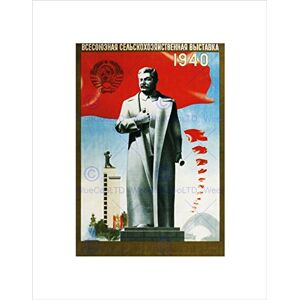 Wee Blue Coo Political Agricultural Exhibition Stalin Soviet Union Framed Art Print B12X958 Wee Blue Coo Political Agricultural Exhibition Stalin Soviet Union Framed Art Print B12X958