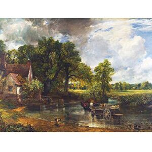 Fine Art Prints Constable The Hay Wain Landscape Painting Premium Wall Art Canvas Print 18X24 Inch Fine Art Prints Constable The Hay Wain Landscape Painting Premium Wall Art Canvas Print 18X24 Inch