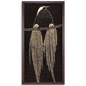 Artery8 Samuel Jessurun De Mesquita Bird Of Paradise Framed Wall Art Print Long 25X12 Inch Artery8 Samuel Jessurun De Mesquita Bird Of Paradise Framed Wall Art Print Long 25X12 Inch