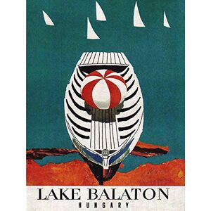 Wee Blue Coo Travel Lake Balaton Hungary Boat Sail Art Print Poster Wall Decor 12X16 Inch Wee Blue Coo Travel Lake Balaton Hungary Boat Sail Art Print Poster Wall Decor 12X16 Inch