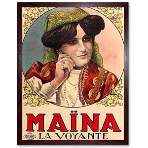 Artery8 Galice 1930 Advert Maina Seer Voyante Monica Friends Art Print Framed Poster Wall Decor 12x16 inch Artery8 Galice 1930 Advert Maina Seer Voyante Monica Friends Art Print Framed Poster Wall Decor 12x16 inch