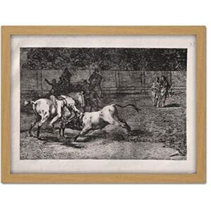 Fine Art Prints Goya Y Lucientes Kills The Bull From Horseback Large Framed Art Print Poster Wall Decor 18x24 Fine Art Prints Goya Y Lucientes Kills The Bull From Horseback Large Framed Art Print Poster Wall Decor 18x24