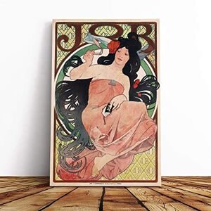 Big Box Art Canvas Print Wall Art Alphonse Mucha Job Rolling Papers Mounted & Stretched Box Frame Picture Home Decor for Kitchen, Living Room, Bedroom, Hallway, Multi-Colour, 30x20 Inch Big Box Art Canvas Print Wall Art Alphonse Mucha Job Rolling Papers Mounted & Stretched Box Frame Picture Home Decor for Kitchen, Living Room, Bedroom, Hallway, Multi-Colour, 30x20 Inch