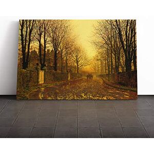 Big Box Art Canvas Print Wall Art John Atkinson Grimshaw Autumn Evening Mounted & Stretched Box Frame Picture Home Decor for Kitchen, Living Room, Bedroom, Hallway, Multi-Colour, 30x20 Inch Big Box Art Canvas Print Wall Art John Atkinson Grimshaw Autumn Evening Mounted & Stretched Box Frame Picture Home Decor for Kitchen, Living Room, Bedroom, Hallway, Multi-Colour, 30x20 Inch