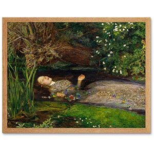 Fine Art Prints John Everett Millais Ophelia Cropped Art Print Framed Poster Wall Decor 12x16 inch Fine Art Prints John Everett Millais Ophelia Cropped Art Print Framed Poster Wall Decor 12x16 inch