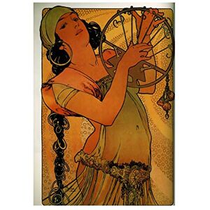 Wee Blue Coo Painting Nouveau Mucha Salome 1897 Old Master Wall Art Print Wee Blue Coo Painting Nouveau Mucha Salome 1897 Old Master Wall Art Print