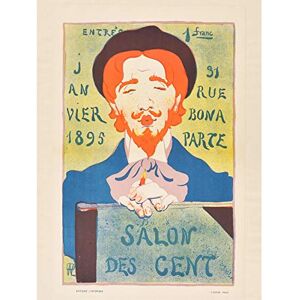 Artery8 Hermann-Paul Salon Des Cent 9th Exhibition Advert Large Wall Art Poster Print Thick Paper 18X24 Inch Artery8 Hermann-Paul Salon Des Cent 9th Exhibition Advert Large Wall Art Poster Print Thick Paper 18X24 Inch