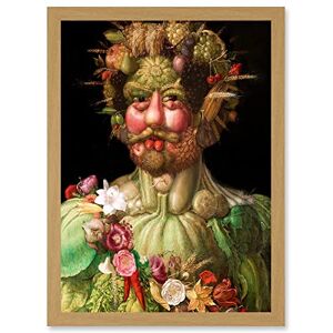 Wee Blue Coo Painting Portrait Arcimboldo Rudolf II Habsburg Vertumnus Vegetables Artwork Framed Wall Art Print A4 Wee Blue Coo Painting Portrait Arcimboldo Rudolf II Habsburg Vertumnus Vegetables Artwork Framed Wall Art Print A4
