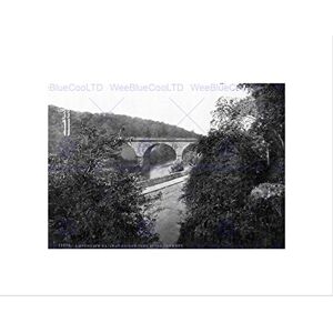 Wee Blue Coo Ambergate Railway Bridge River Derwent Derbyshire England Old Art Wall Art Print Wee Blue Coo Ambergate Railway Bridge River Derwent Derbyshire England Old Art Wall Art Print