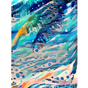 Wee Blue Coo Tropical Beach Seaside Waves Abstract Art Print Poster Wall Decor 12X16 Inch Wee Blue Coo Tropical Beach Seaside Waves Abstract Art Print Poster Wall Decor 12X16 Inch