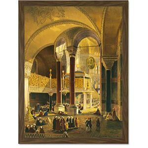 Wee Blue Coo Paintings Landscape Aya Sofya Mosque Colum Ephesus Istanbul Haghe Large Framed Art Print Poster Wall Decor 18x24 inch Wee Blue Coo Paintings Landscape Aya Sofya Mosque Colum Ephesus Istanbul Haghe Large Framed Art Print Poster Wall Decor 18x24 inch