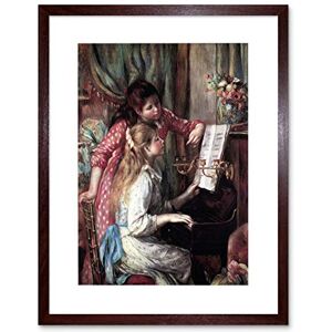 Wee Blue Coo Renoir Young Girls At Piano Framed Wall Art Print Wee Blue Coo Renoir Young Girls At Piano Framed Wall Art Print