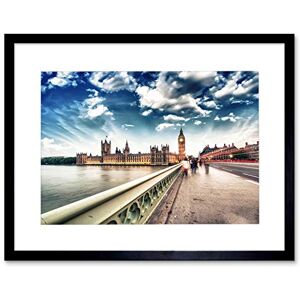 Wee Blue Coo Photo Landmark Parliament Big Ben London UK Picture Framed Wall Art Print Wee Blue Coo Photo Landmark Parliament Big Ben London UK Picture Framed Wall Art Print