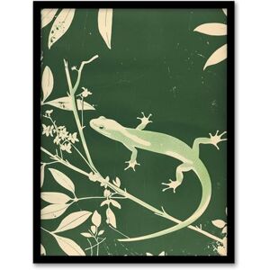 Artery8 Green Eastern Newt Nature Animal Lover Living Room Artwork Framed Wall Art Print A4 Artery8 Green Eastern Newt Nature Animal Lover Living Room Artwork Framed Wall Art Print A4