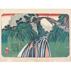 Fine Art Prints Nojiri Distant View Ina River Bridge C1838 Eisen Large Wall Art Poster Print Thick Paper 18X24 Inch Fine Art Prints Nojiri Distant View Ina River Bridge C1838 Eisen Large Wall Art Poster Print Thick Paper 18X24 Inch
