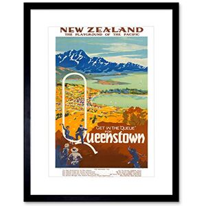 Wee Blue Coo Travel Queenstown New Zealand Coast Town Ocean Framed Art Print Picture F12X1301 Wee Blue Coo Travel Queenstown New Zealand Coast Town Ocean Framed Art Print Picture F12X1301