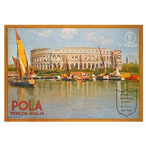 Wee Blue Coo Travel Pola Pula Croatia Arena Roman Stadium Venice Lake Wall Art Print Wee Blue Coo Travel Pola Pula Croatia Arena Roman Stadium Venice Lake Wall Art Print