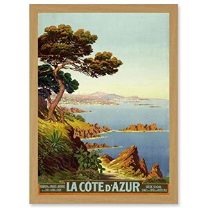 Artery8 De Tanguy La Cote D Azur France Travel Advert Artwork Framed Wall Art Print A4 Artery8 De Tanguy La Cote D Azur France Travel Advert Artwork Framed Wall Art Print A4