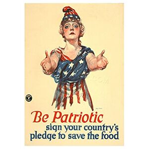 Wee Blue Coo War 1918 Pledge To Save Food WW1 Vintage Ad Wall Art Print Wee Blue Coo War 1918 Pledge To Save Food WW1 Vintage Ad Wall Art Print