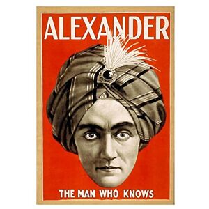 Wee Blue Coo Theatre Ad Alexander Magician Magic Vintage Wall Art Print Wee Blue Coo Theatre Ad Alexander Magician Magic Vintage Wall Art Print