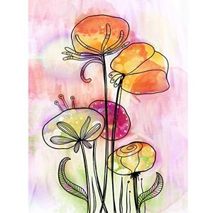 Artery8 Abstract Summer Meadow Flowers Painting Premium Wall Art Canvas Print 18X24 Inch Artery8 Abstract Summer Meadow Flowers Painting Premium Wall Art Canvas Print 18X24 Inch