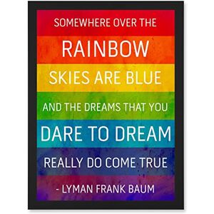 Artery8 - Somewhere Over Rainbow - Wall Art Print Artery8 - Somewhere Over Rainbow - Wall Art Print