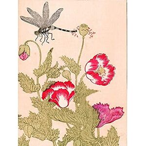 Artery8 Kitagawa Utamaro Dragonfly Flowers Japanese Painting Unframed Wall Art Print Poster Home Decor Premium Artery8 Kitagawa Utamaro Dragonfly Flowers Japanese Painting Unframed Wall Art Print Poster Home Decor Premium