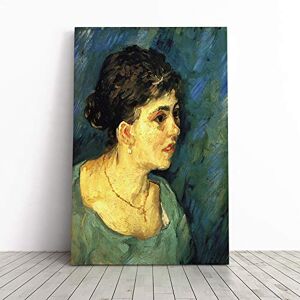Big Box Art Vincent Van Gogh Woman in Blue Canvas Print Gallery Wrapped 30mm Frame Wall Art 30x20 inches Ready to Hang Modern People Picture Living Room Bedroom Lounge Office Big Box Art Vincent Van Gogh Woman in Blue Canvas Print Gallery Wrapped 30mm Frame Wall Art 30x20 inches Ready to Hang Modern People Picture Living Room Bedroom Lounge Office