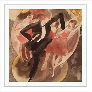 Fine Art Prints Charles Demuth American In Vaudeville Dancer With Chorus Square Wooden Framed Wall Art Print Picture 16X16 Inch Fine Art Prints Charles Demuth American In Vaudeville Dancer With Chorus Square Wooden Framed Wall Art Print Picture 16X16 Inch