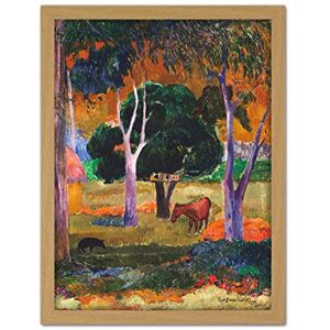 Fine Art Prints Paul Gauguin Landscape With A Pig And A Horse Hiva Oa Large Framed Art Print Poster Wall Decor 18x24 Fine Art Prints Paul Gauguin Landscape With A Pig And A Horse Hiva Oa Large Framed Art Print Poster Wall Decor 18x24