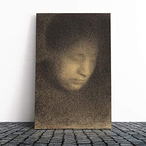Big Box Art Canvas Print Wall Art Georges-Pierre Seurat The Artists Mother Mounted & Stretched Box Frame Picture Home Decor for Kitchen, Living Room, Bedroom, Hallway, Multi-Colour, 24x16 Inch Big Box Art Canvas Print Wall Art Georges-Pierre Seurat The Artists Mother Mounted & Stretched Box Frame Picture Home Decor for Kitchen, Living Room, Bedroom, Hallway, Multi-Colour, 24x16 Inch
