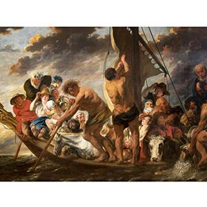 Fine Art Prints Jordaens Tribute Money Ferry Boat Antwerp Painting Large XL Wall Art Canvas Print Fine Art Prints Jordaens Tribute Money Ferry Boat Antwerp Painting Large XL Wall Art Canvas Print