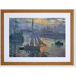 Wee Blue Coo Claude Monet Sunrise At Sea Old Master Picture Framed Wall Art Print Wee Blue Coo Claude Monet Sunrise At Sea Old Master Picture Framed Wall Art Print