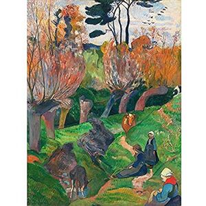 Fine Art Prints Paul Gauguin Bretagnelandskap Med Kuer, ungerahmt, Wandkunstdruck, Poster, Heimdekoration, Premium Fine Art Prints Paul Gauguin Bretagnelandskap Med Kuer, ungerahmt, Wandkunstdruck, Poster, Heimdekoration, Premium
