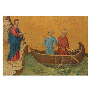 Wee Blue Coo Painting Buoninsegna Calling Apostles Peter Andrew Wall Art Print Wee Blue Coo Painting Buoninsegna Calling Apostles Peter Andrew Wall Art Print